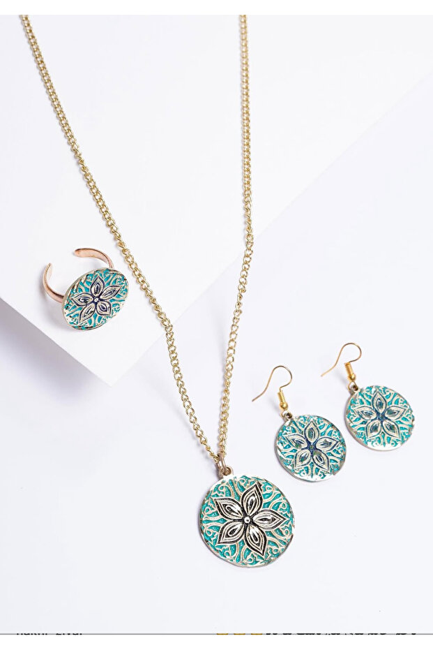 3 Lu Set Copper Handmade Luxury