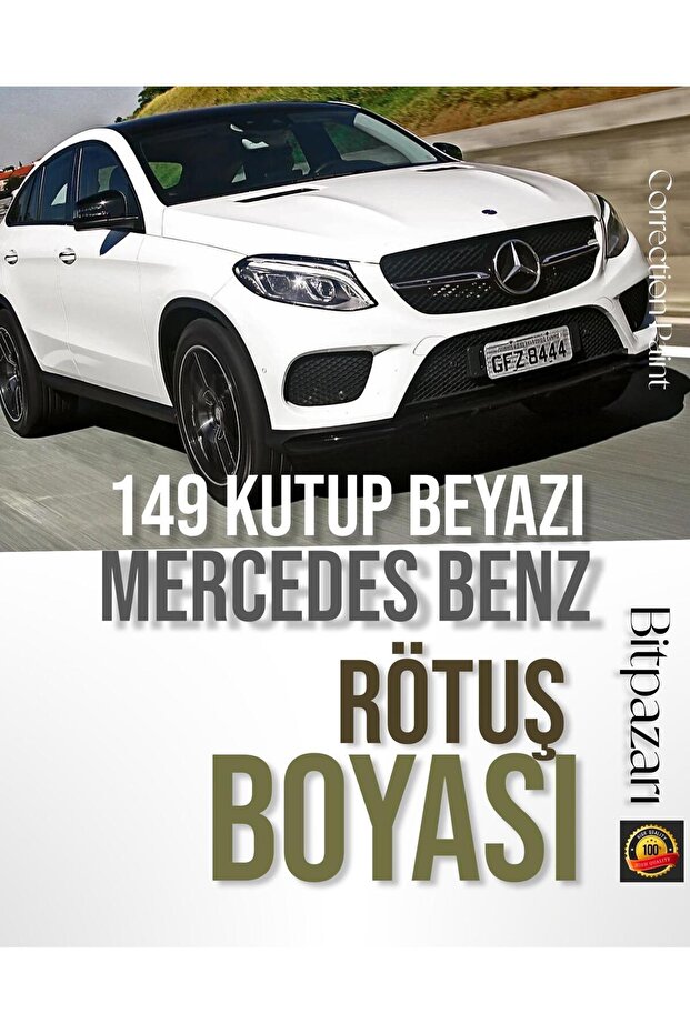Mercedes Mb149 Pole White Touch up Paint - A, B, C, Cla, E, Gla, Glc, G, Glb, Eqc, Amg-Gt, Eqs, Cls