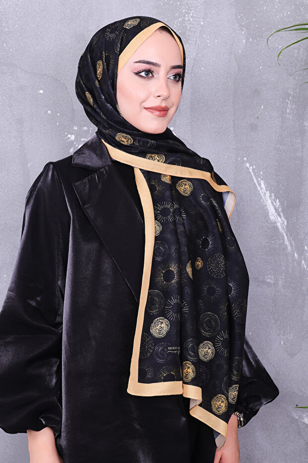 Soft Pamuk Desenli Şal - 5