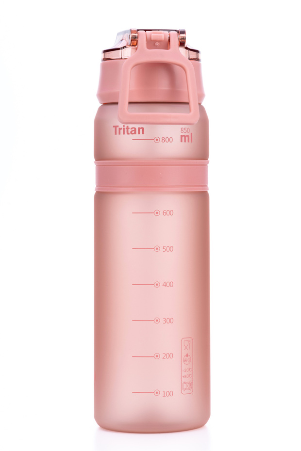 Gentian Matte 850 ml & Balas Ruby Matte 850 ml 2in1 Tritan Matara Seti - 6