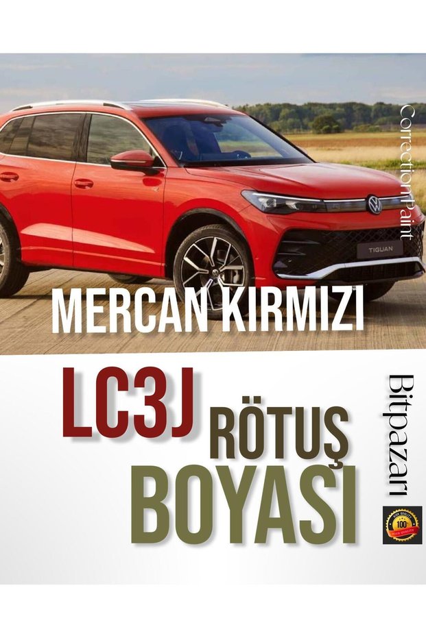 Tiguan, T-Roc, Taigo, Coral Red Lc3J - Professional Touch-Up Paint - Stone Mark and Scratch Remover