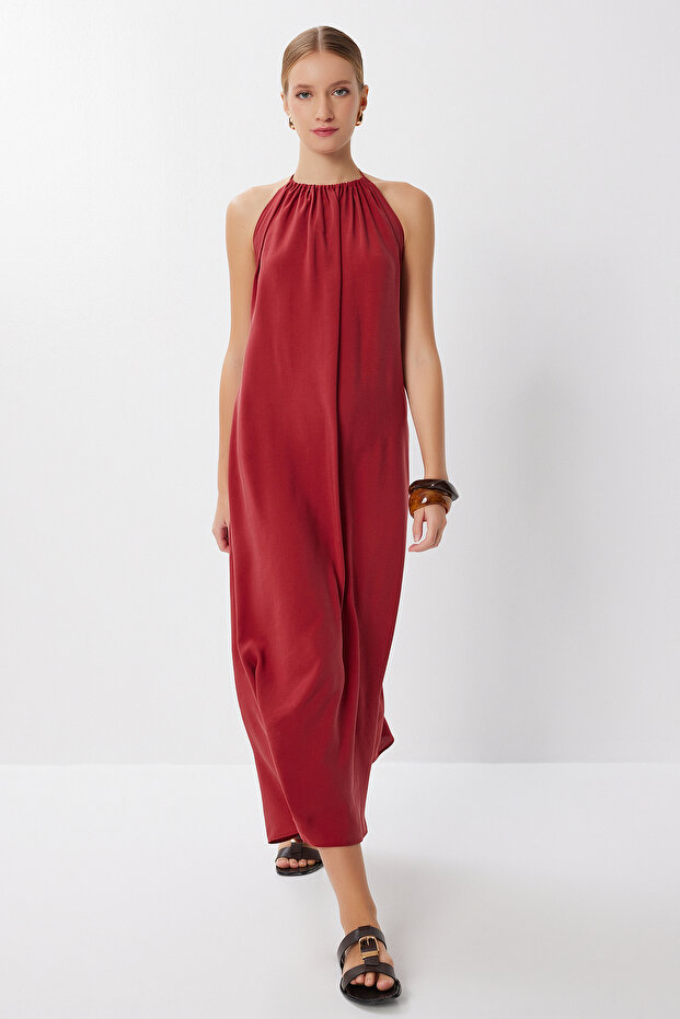 Backless Modal Dress Lub0214 Tile
