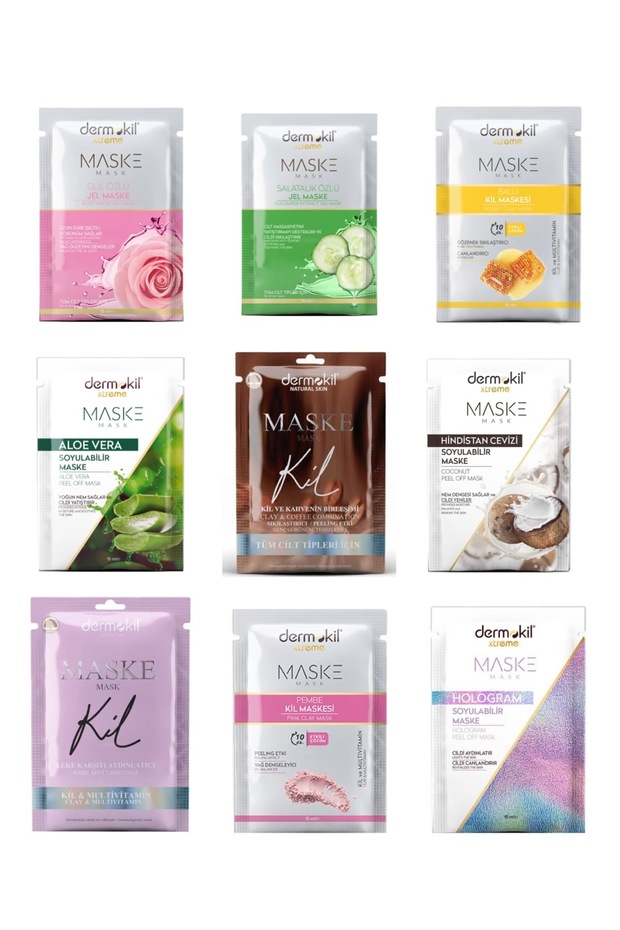 Mask Party 15 Ml 9 Çeşit Kil Maske - 1