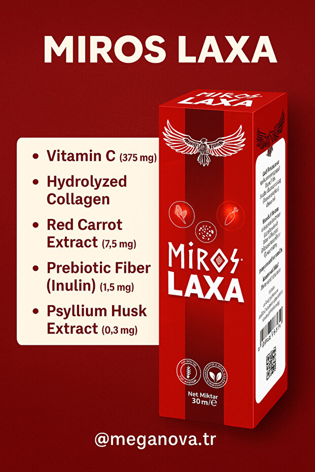 MIROS LAXA | Bitkisel Destekli Sıvı Takviye - 30 ml - 5