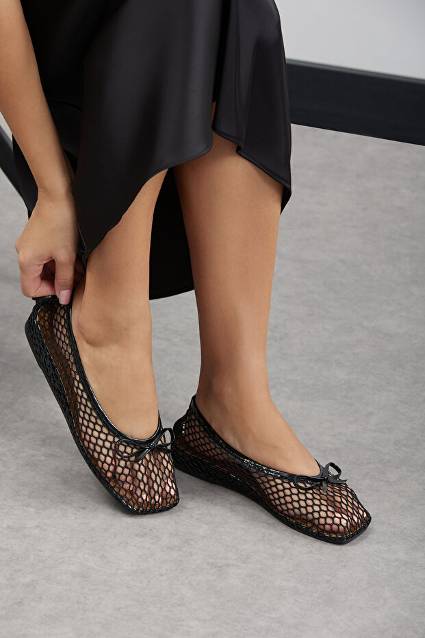 Beny Mesh Comfortable Ballerinas