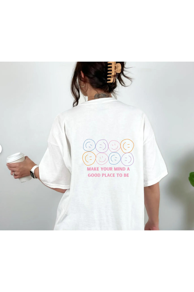Oversize T-Shirt – Happy Spirit, Comfortable Style