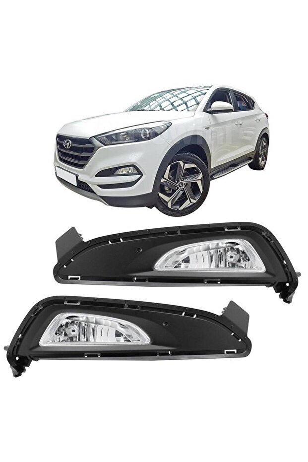 Tucson 2016-2018 Fog Lamps طقم كشافات ضباب توسان 2018-2016