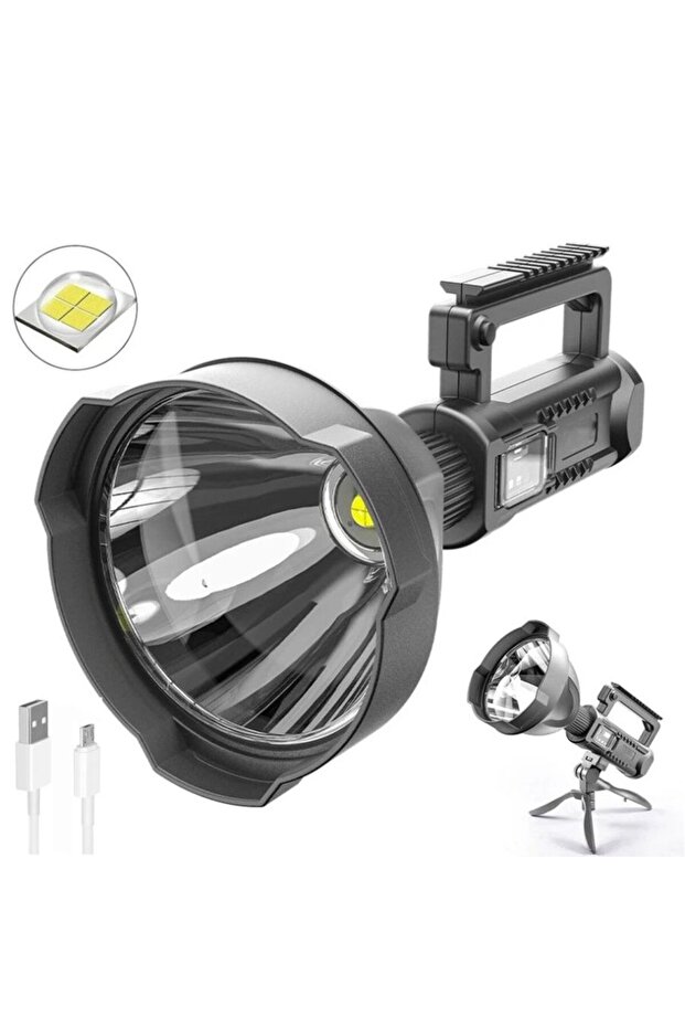 LED Flashlight with Tripod, USB Lamp, - 2