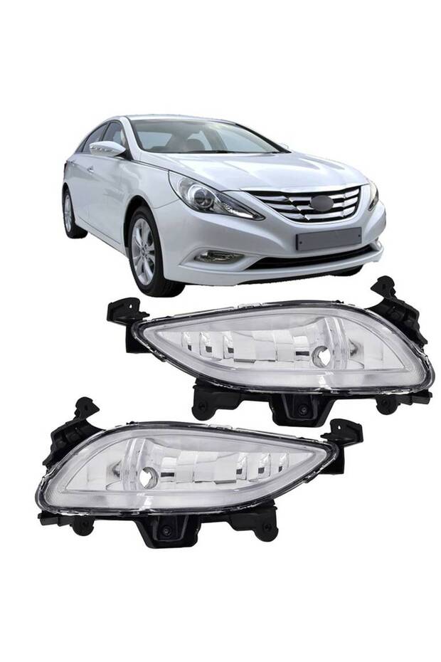 Hyundai Sonata 2011-2012 Fog Lights - Two Halogen Pieces طقم كشافات سوناتا 11-12
