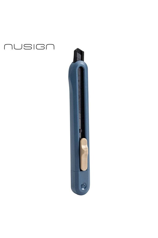 Nusign ENS063 Snap-Off Utility Cutter with SK5 Edge - Blue