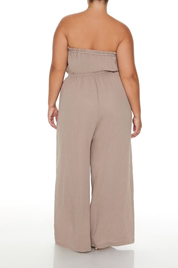 Plus Size Wide-Leg Tulum - 5