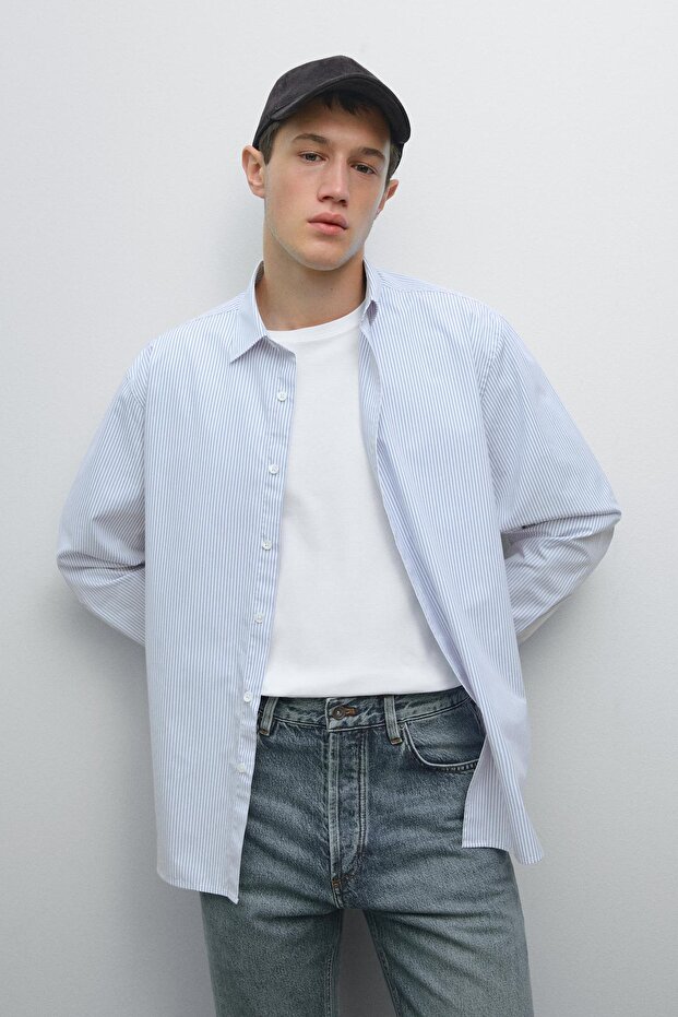 Regular fit %100 pamuklu gömlek - 2