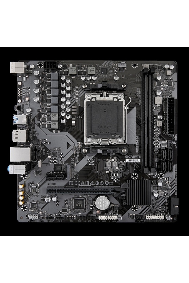 A620M H 6400MHz(OC) DDR5 Soket AM5 M.2 HDMI DP mATX Anakart - 2