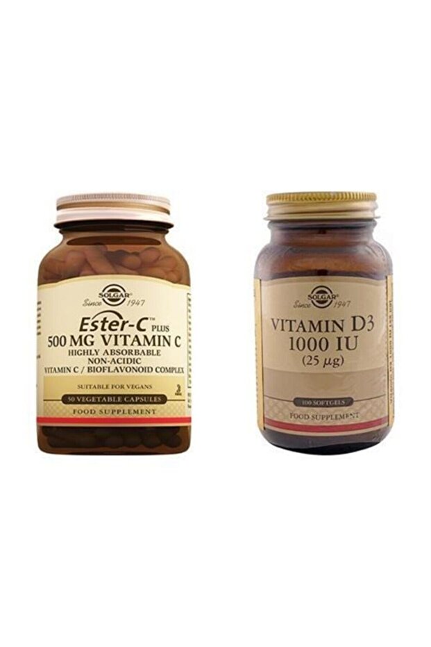 إيستر سي 500 ملغ 50 قرص + D3 100 قرص - 1