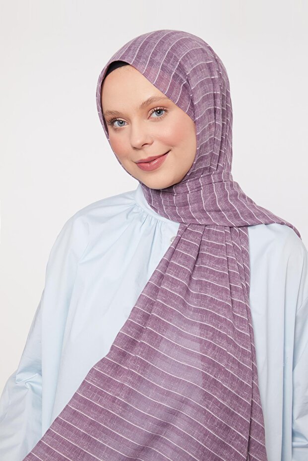 شال إلدا بنفسجي فاتح - 3