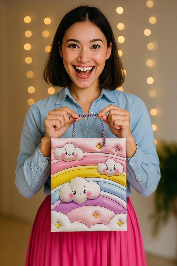 Karton Hediye Çantası - 1