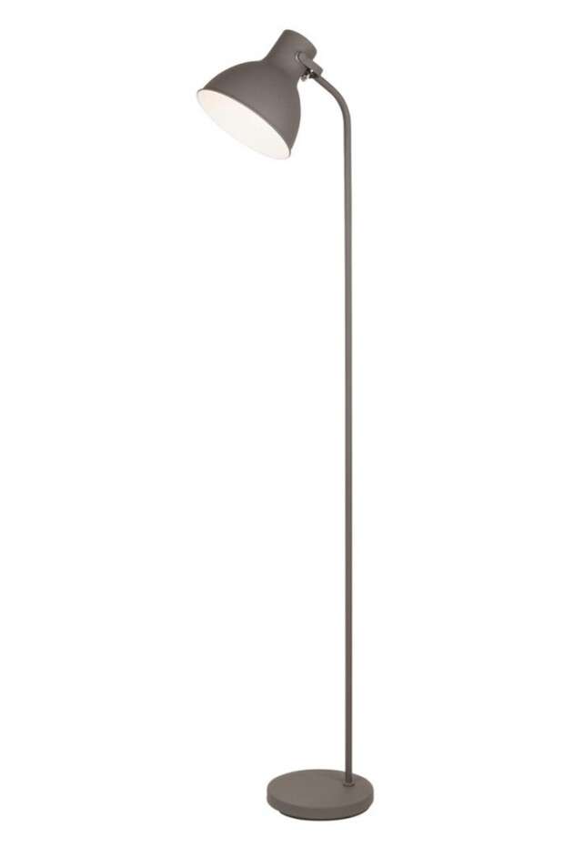 Floor lamp Derek 4329, with switch, 1xE27, gray, IP20, - 4
