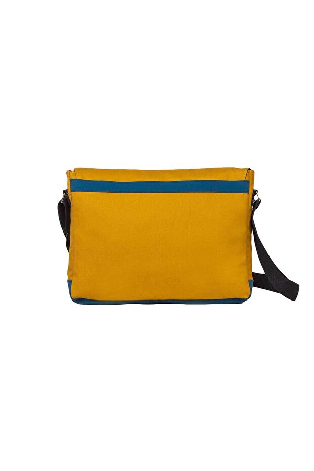 حقيبة ماسنجر بشعار نيرفانا باللون الأصفر - 2