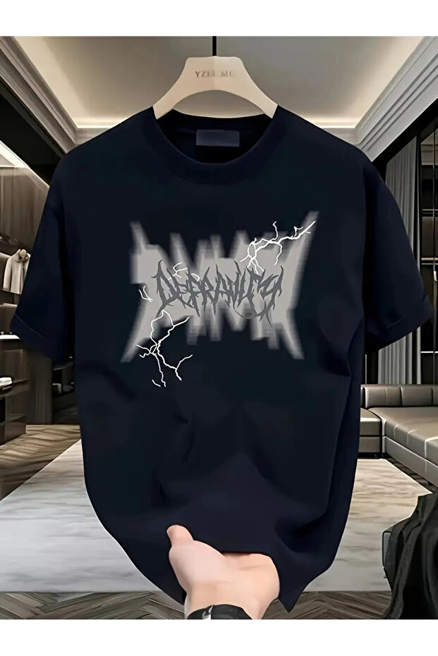 Lightning Printed T-Shirt for Men