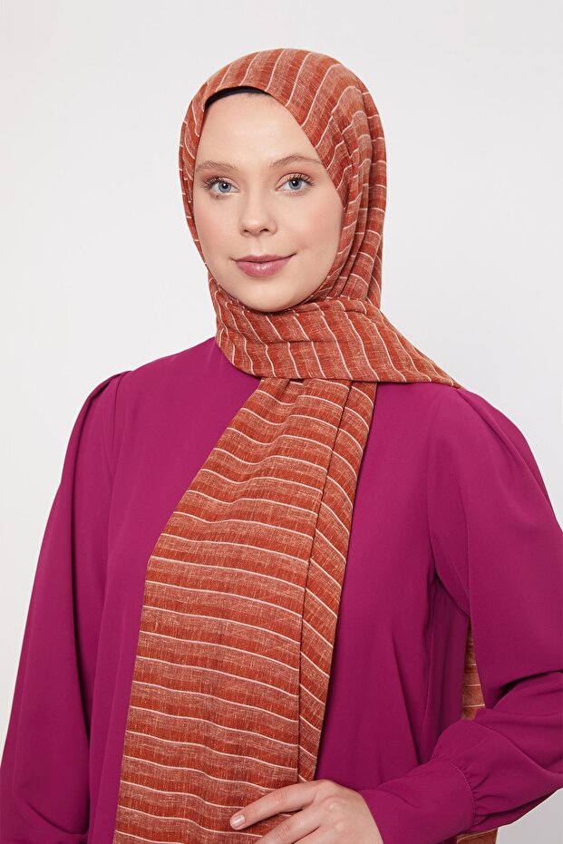 شال إلدا برتقالي - 1