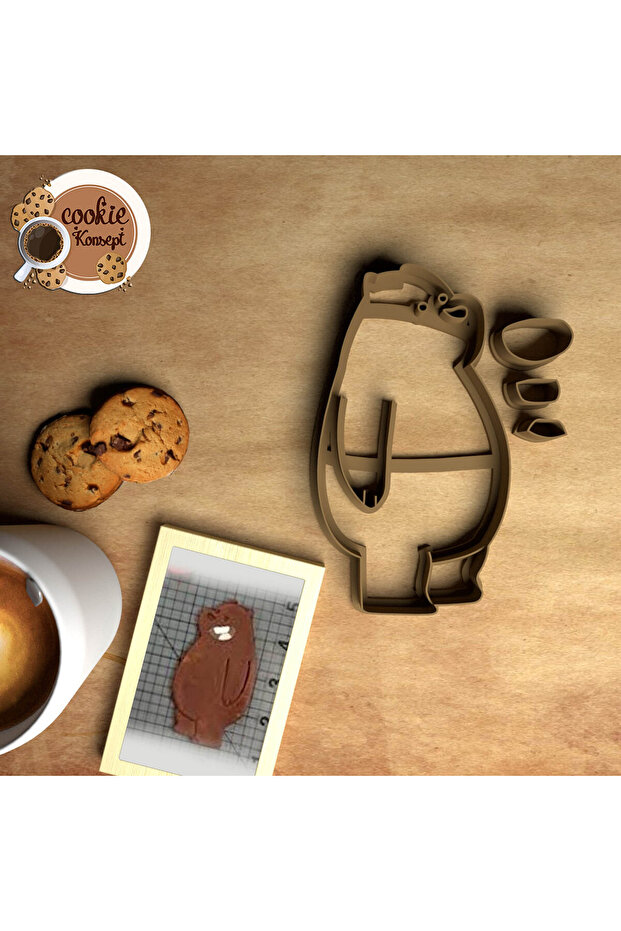 Baby Shower Mold Set Teddy Bear # 2 – Cookie, Dough and Clay Compatible