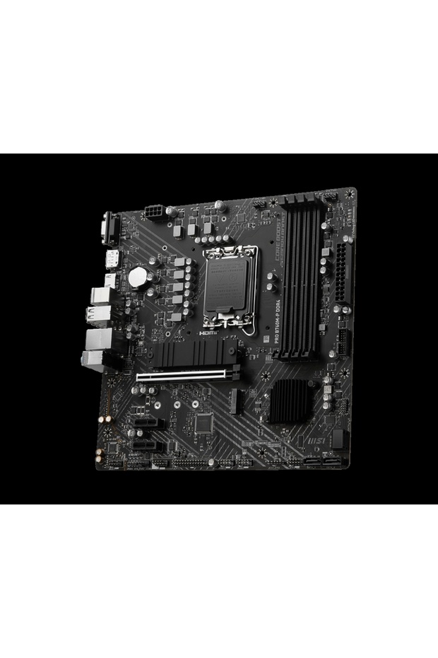PRO B760M-P DDR4 4800MHz(OC) DDR4 Soket 1700 M.2 HDMI DP VGA mATX Anakart - 3