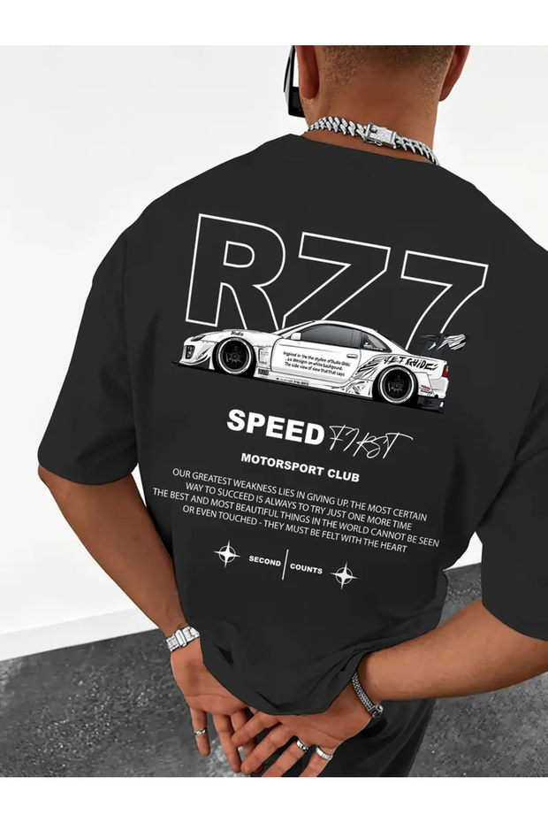 R77 Speed Fast Printed T-Shirt for Men