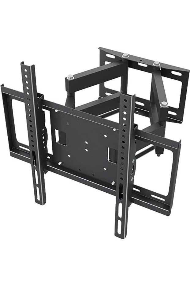 TV Stand/Television Stands for 26-75 Inch TV. Wall Mount TV Stand with Rugged Double Arm Bracket