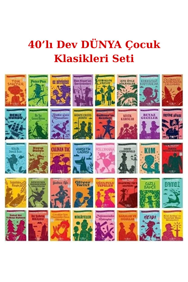 100 Basic Works – 40 Book World Classics Set | 9+ Years