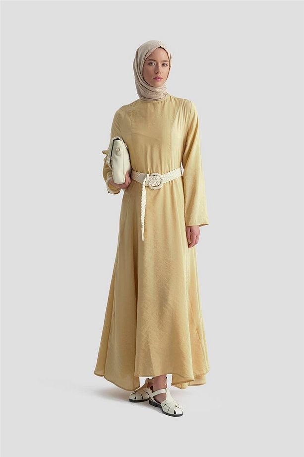 Beli Pensli Elbise 25KD9007 Camel - 1