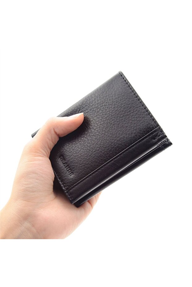 Black Men's Card Holder Grande 1726