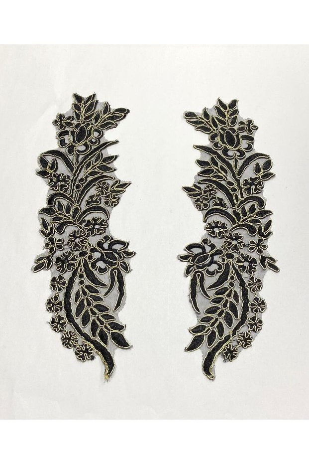 Guipure Applique / Glitter Applique / Set of 2