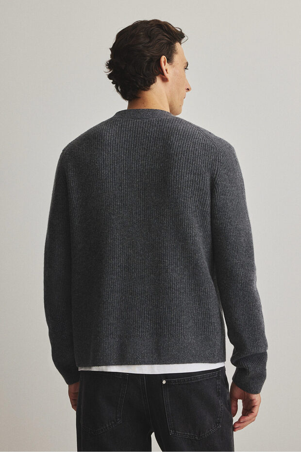 Yün Hırka Regular Fit - 4