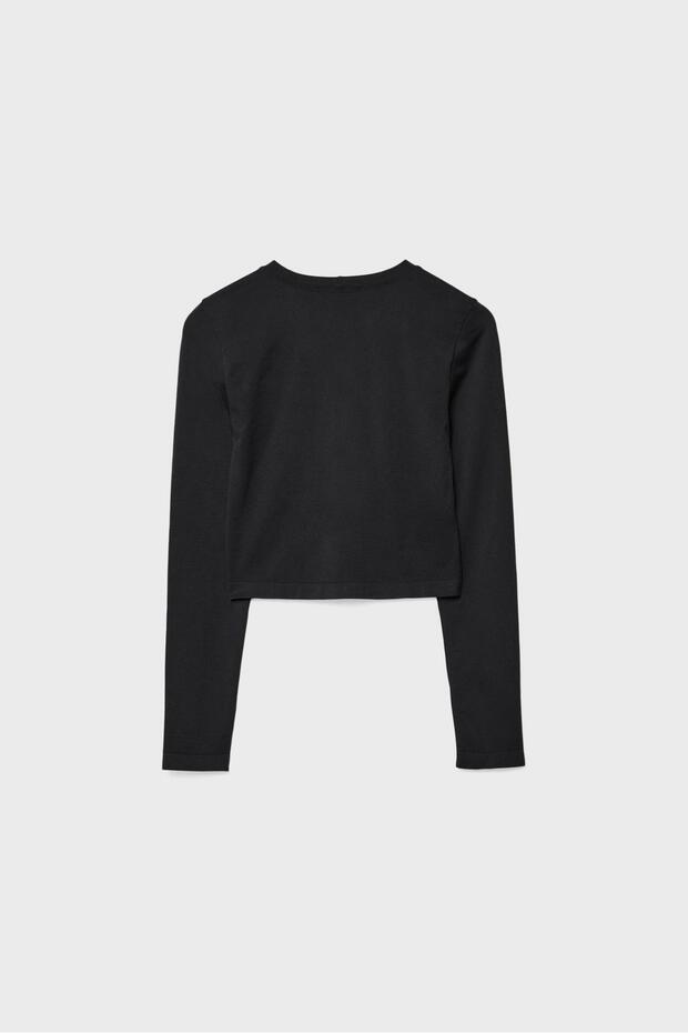 Crop basic tişört - 7