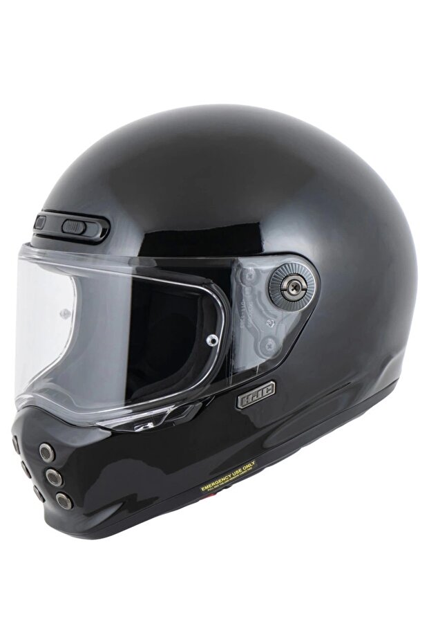 KASK V10 Parlak Siyah - 2