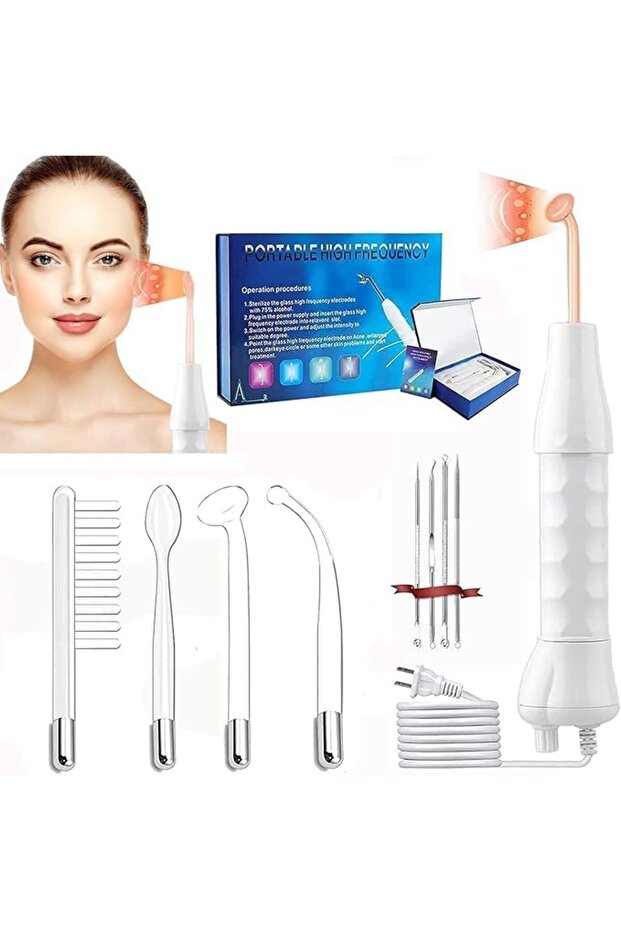 High Frequency Facial Machine, High Frequency Skin Equipment, Portable High Frequency Handheld Facia