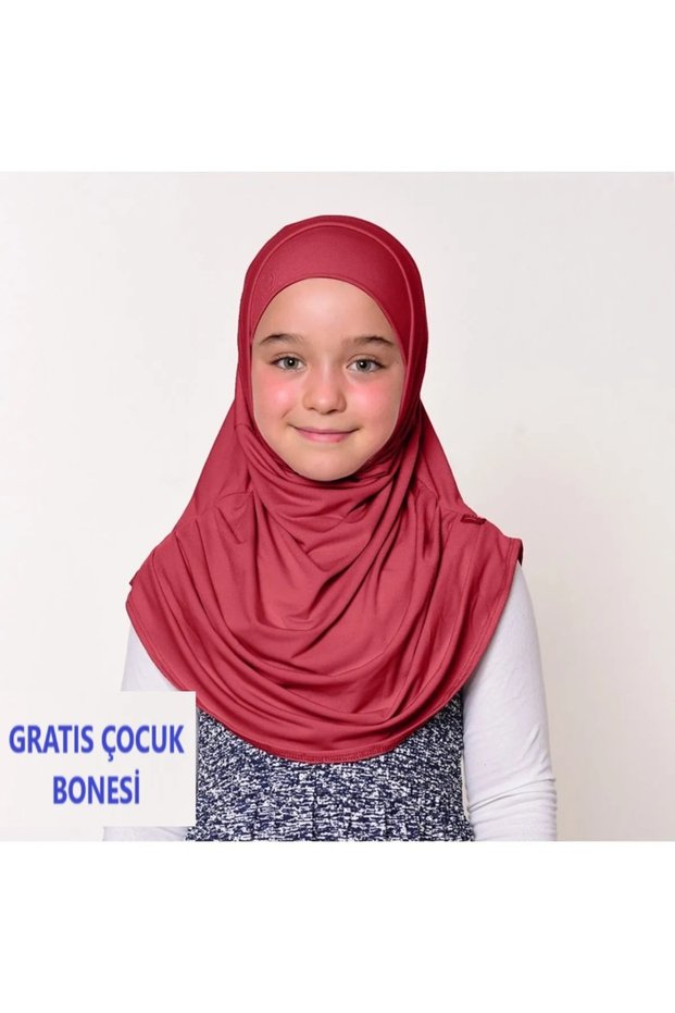 Children's Practical Shawl/Scarf (2 Pieces Sendy Fabric 6-14 Years)