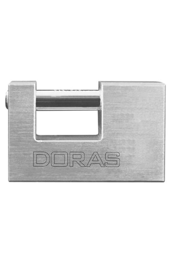 Sliding Mill Casting Padlock / Satin 80mm