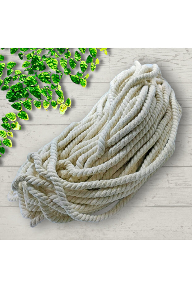 1 cm wide macrame rope - 1