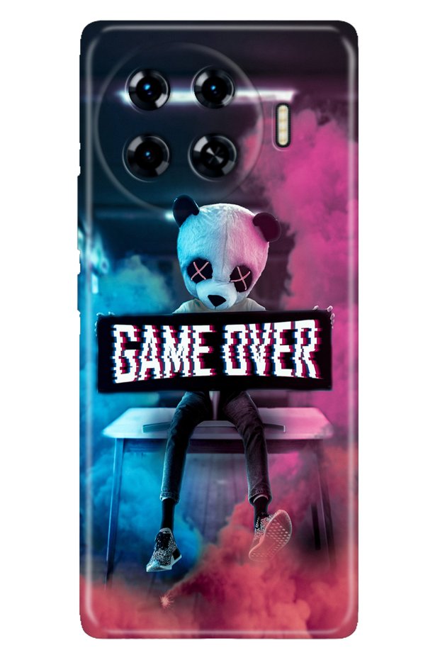 Spark 20 Pro Plus 6.78Inc Case Colorful Silicone Printed Tpu Game over
