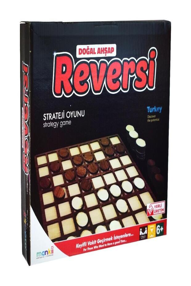 Reversi Ahşap Strateji Oyunu - 1