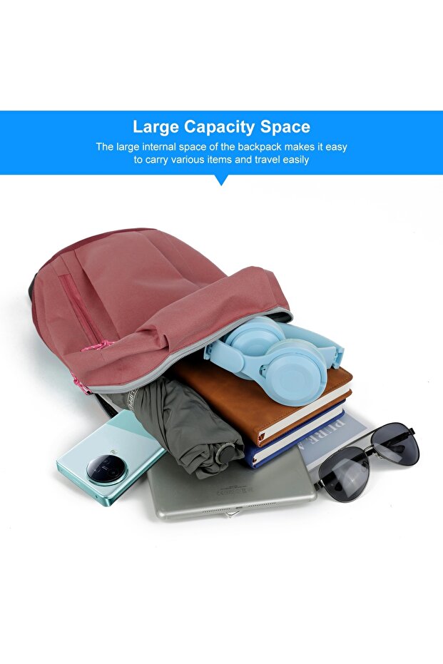 Multifunctional backpack, pink, eR D L - 2