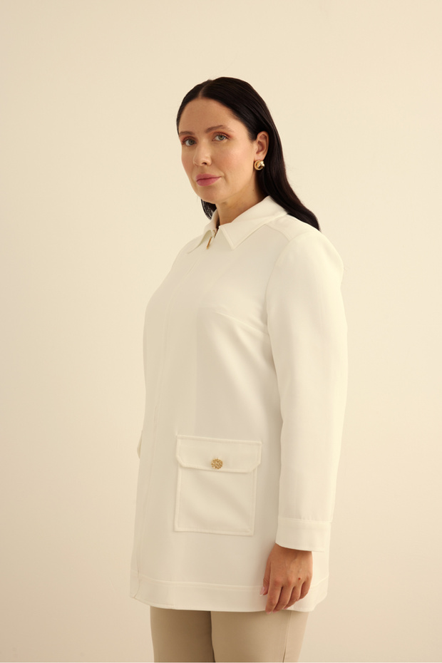 Fermuarlı , Cepli Dokuma Kap - 4