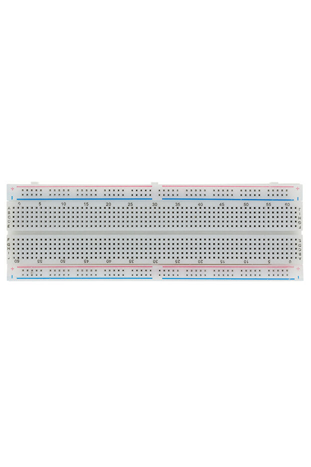 لوحة توصيل 830 نقطة - بيضاء 400 نقطة لوحة توصيل 830 نقطة MB-102 لوحة اختبار PCB بدون لحام 400 هول