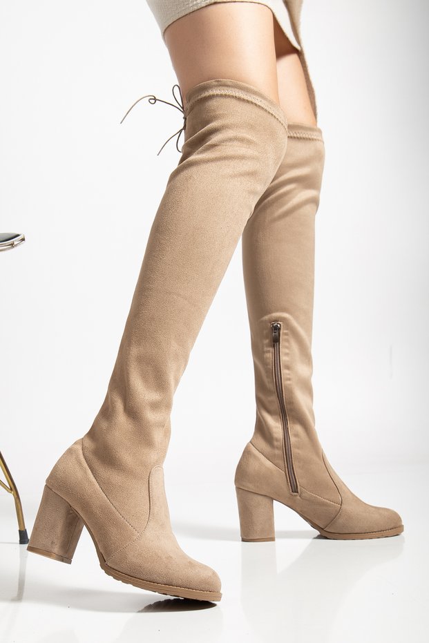 Women's High Heel 7 cm Stretch Boot Socks