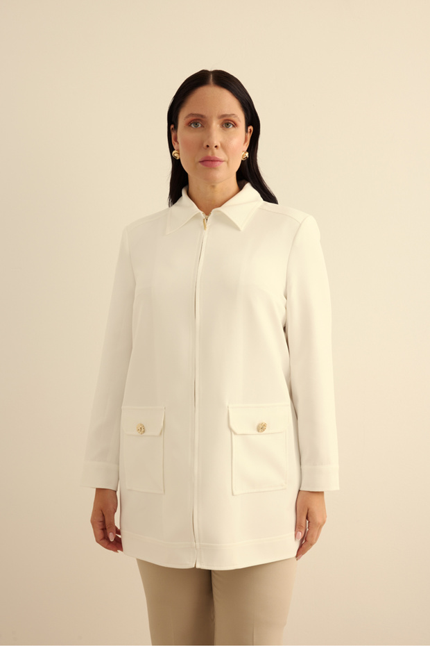 Fermuarlı , Cepli Dokuma Kap - 5