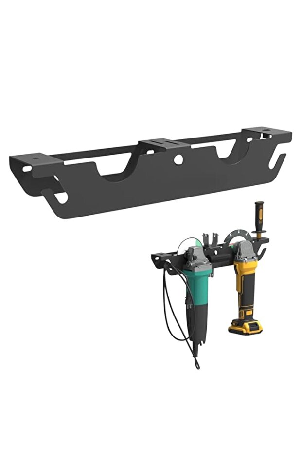 NALACAL Angle Grinder Storage Bracket, Space-Saving Wall Mounted Metal Angle Grinder Holder, Stable