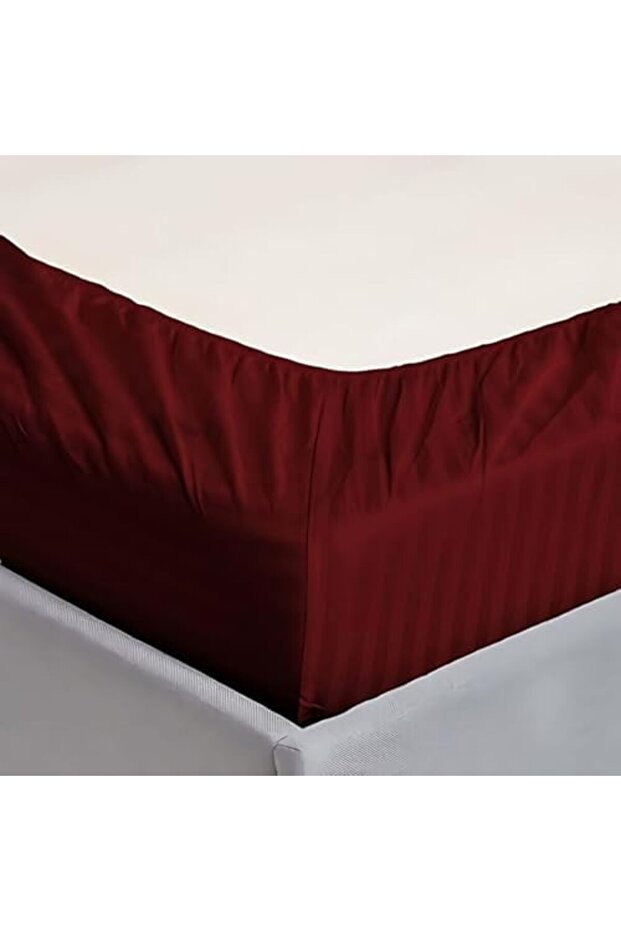 Extra Deep Fitted Elastic Bedsheet Set With Pillow Covers - 5