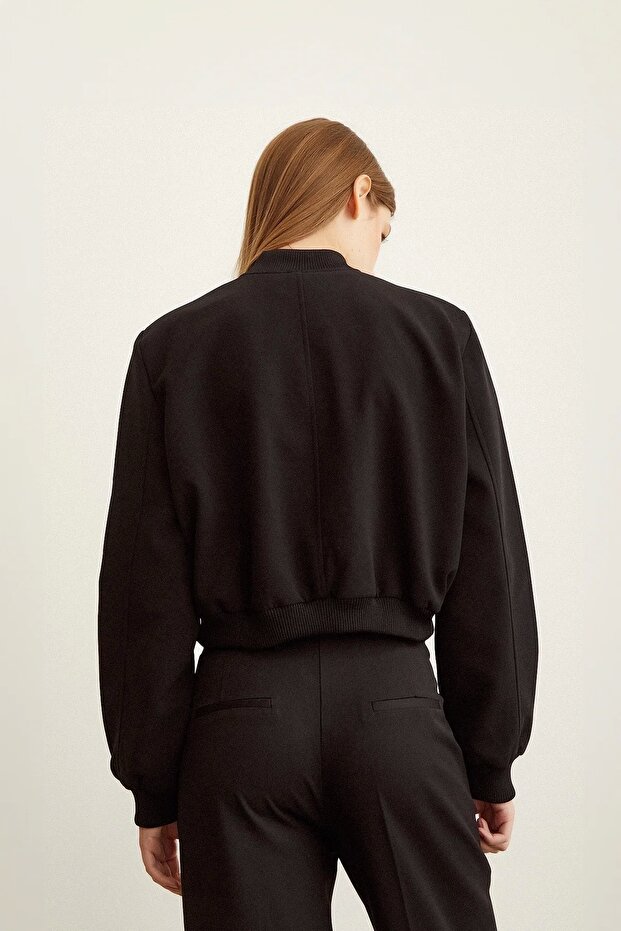 Basic Дамско черно сако - 5