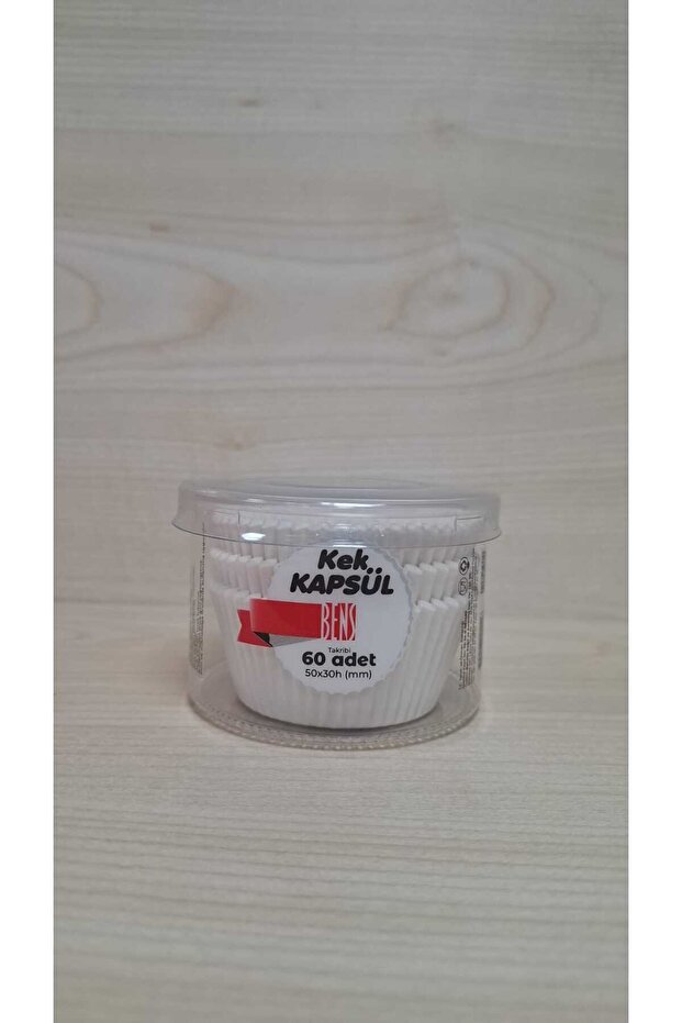 PET KAPSÜL BEYAZ 60 ADET - 1